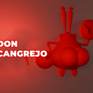 Don cangrejo - ImaNotas 3D – Fondo de Bikini en Acción