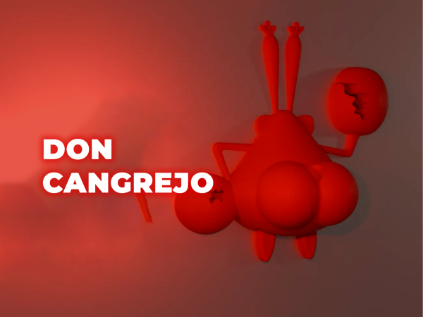Don cangrejo - ImaNotas 3D – Fondo de Bikini en Acción
