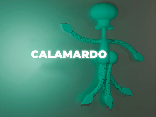 Calamardo - ImaNotas 3D – Fondo de Bikini en Acción