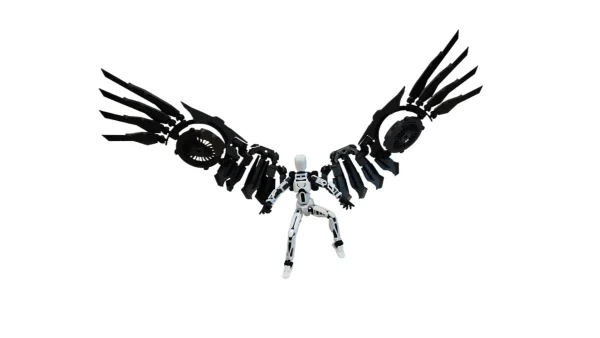 Articulated Buitre Wings para Dummy 13