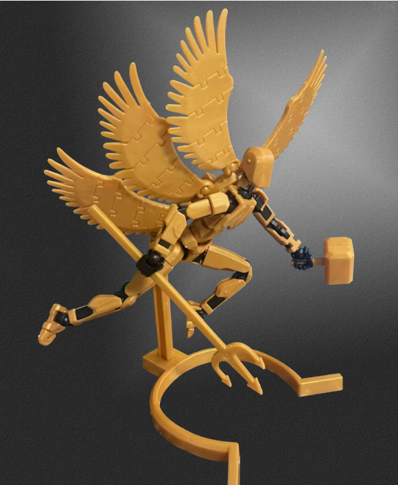 Triple Angel Wings Alas Articuladas para Dummy 13