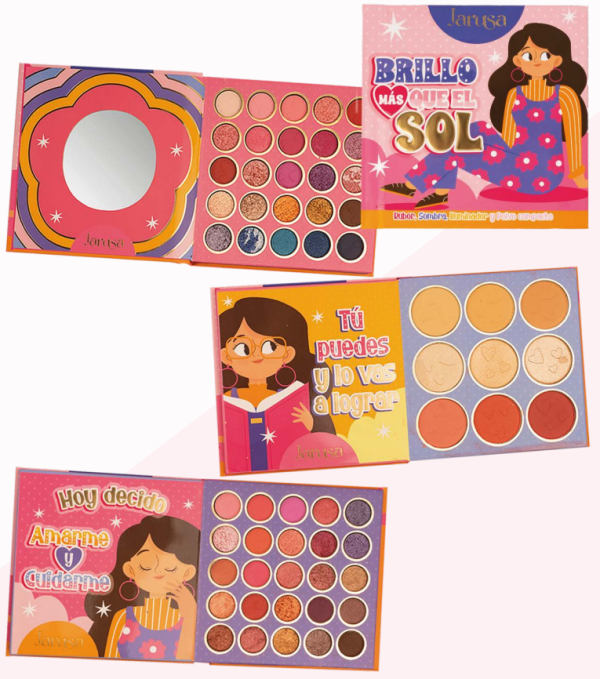 Paleta de sombras Brillo más que el sol