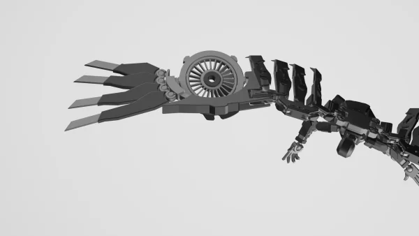 Articulated Buitre Wings para Dummy 13