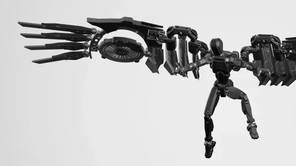 Articulated Buitre Wings para Dummy 13